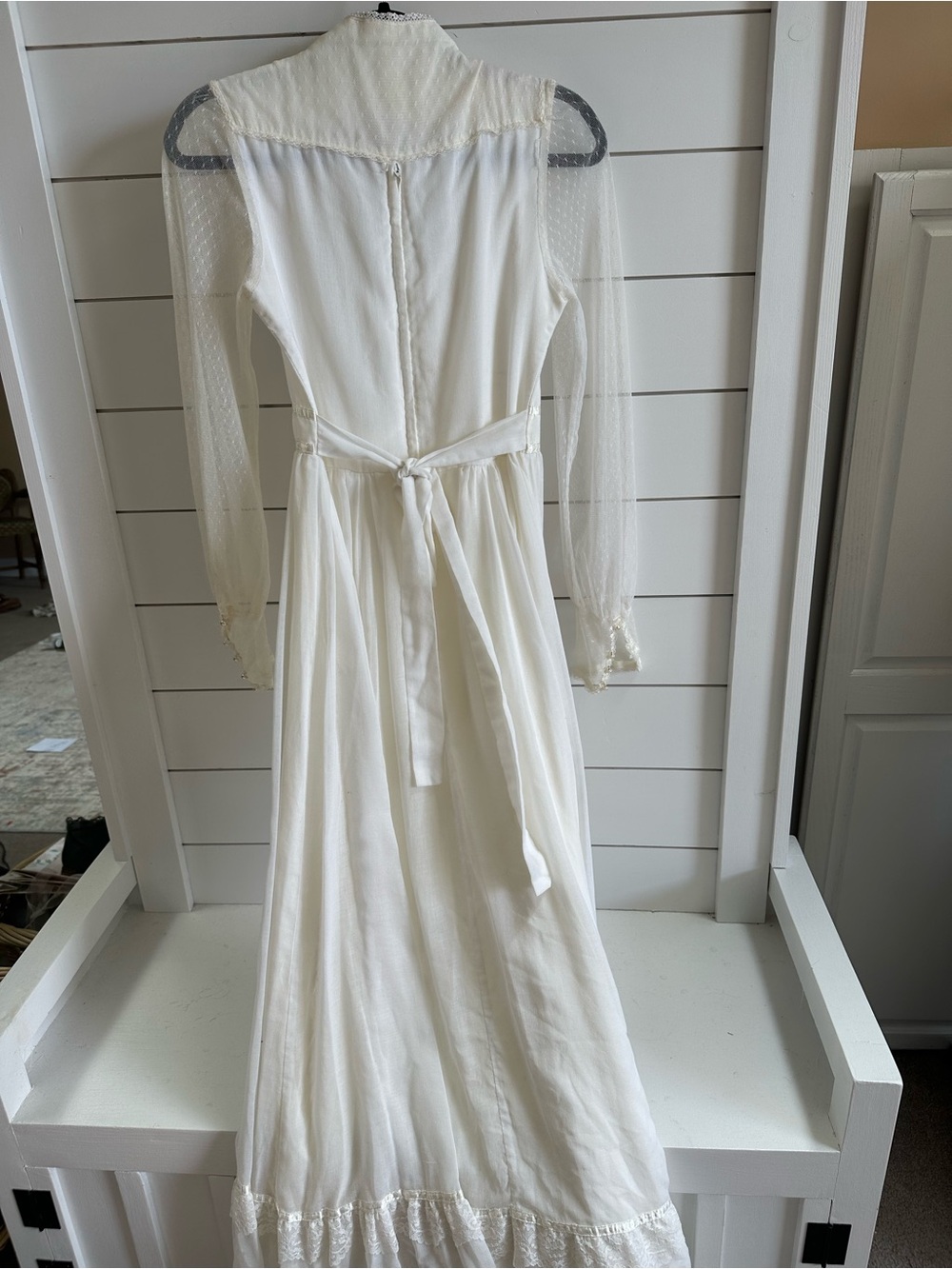 Gunne Sax romantic renaissance bridal collection dress ivory size 9 - Picture 7 of 12